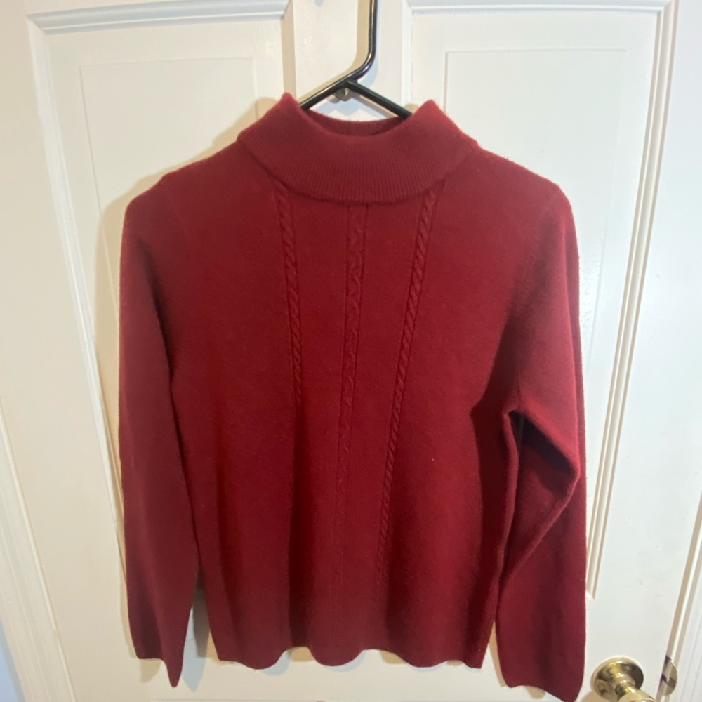 Casual Corner Annex Petite Maroon Sweater MED